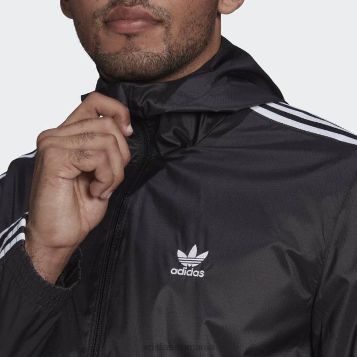 Adidas adicolor classics lock up windbreaker negru adidas bărbați negru 2JBN5892
