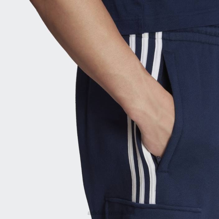 Adidas adicolor classics pantaloni scurți cargo cu 3 dungi noapte indigo adidas bărbați indigo de noapte 2JBN5868