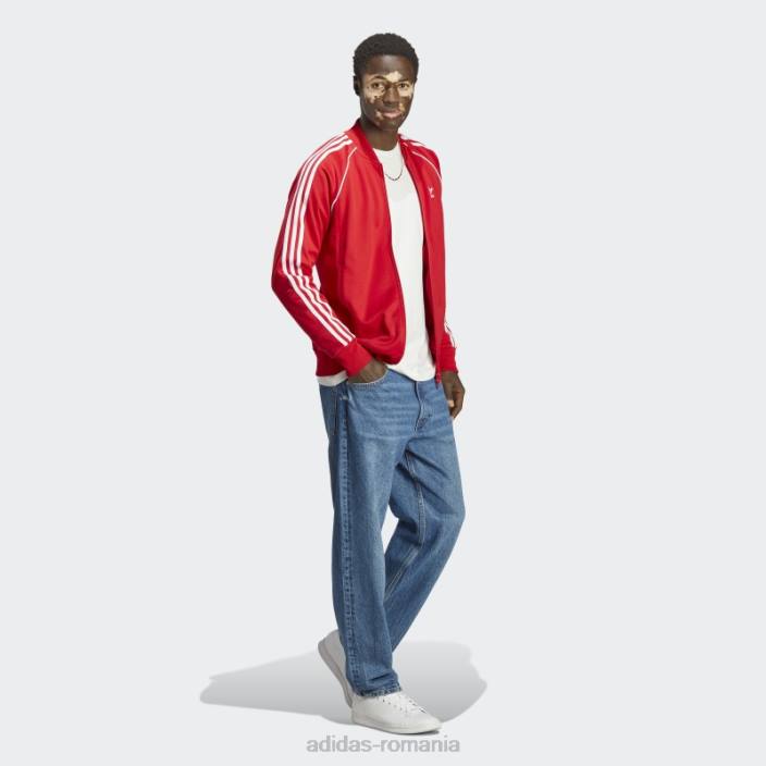 Adidas adicolor classics sst track top scarlet bărbați stacojiu 2JBN13220