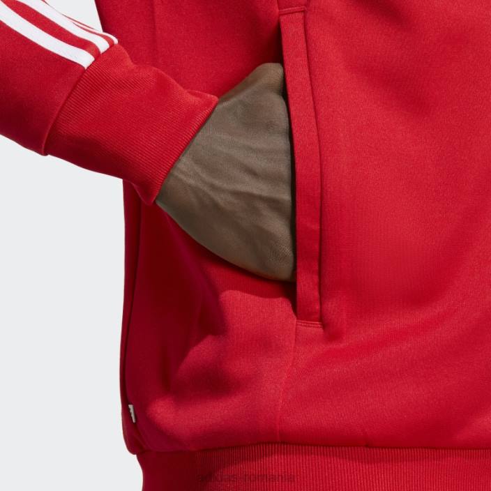 Adidas adicolor classics sst track top scarlet bărbați stacojiu 2JBN13220