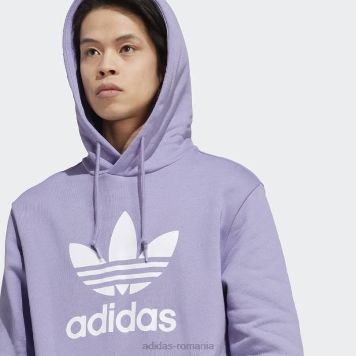 Adidas adicolor classics trefoil hanora liliac bărbați liliac 2JBN6002