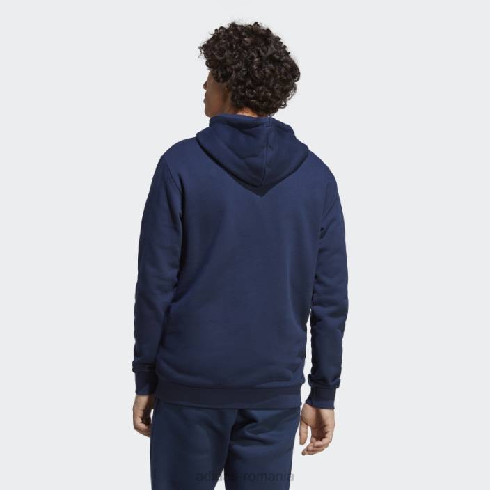 Adidas adicolor classics trefoil hoodie night indigo bărbați indigo de noapte 2JBN4933