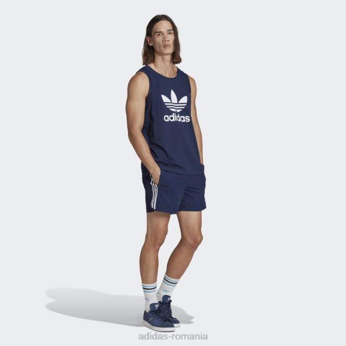 Adidas adicolor classics trefoil tank top night indigo bărbați indigo de noapte 2JBN6889