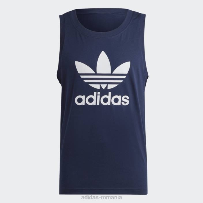 Adidas adicolor classics trefoil tank top night indigo bărbați indigo de noapte 2JBN6889
