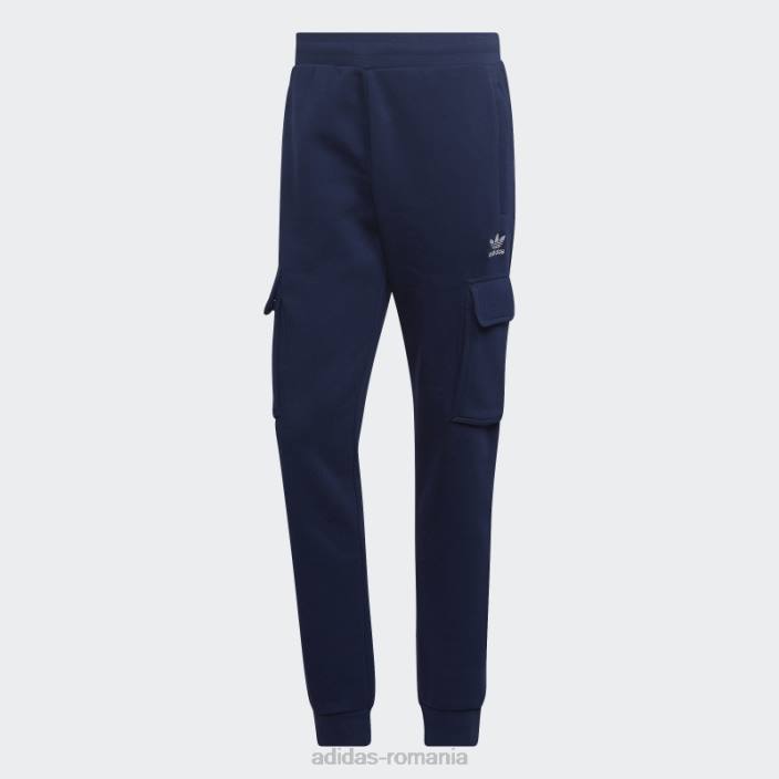 Adidas adicolor essentials trefoil cargo pants night indigo bărbați indigo de noapte 2JBN6667