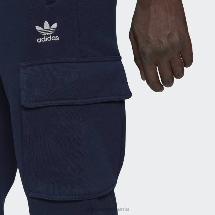 Adidas adicolor essentials trefoil cargo pants night indigo bărbați indigo de noapte 2JBN6667
