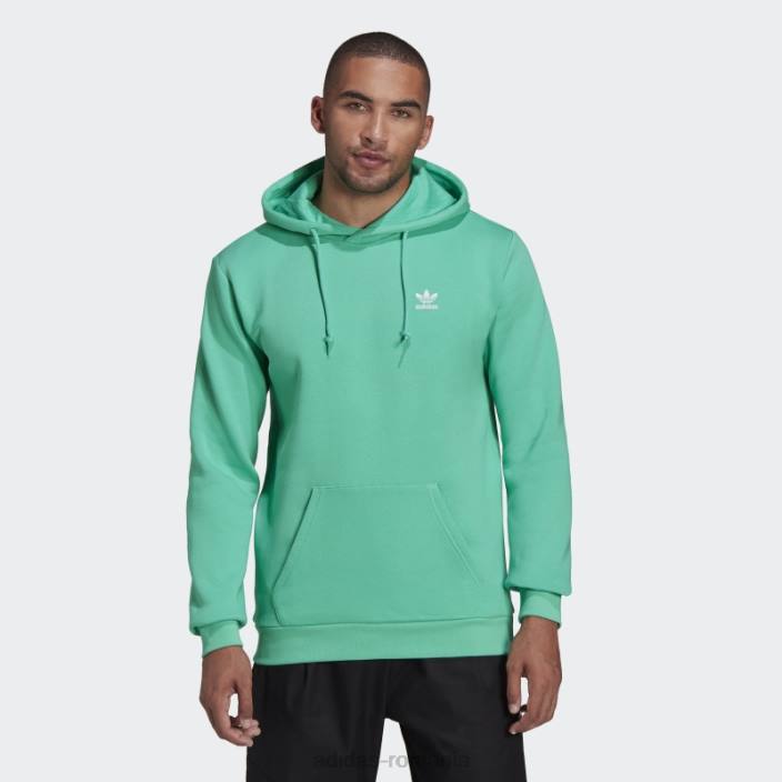 Adidas adicolor essentials trefoil hoodie hi-res green adidas bărbați verde de mare rezoluție 2JBN6996