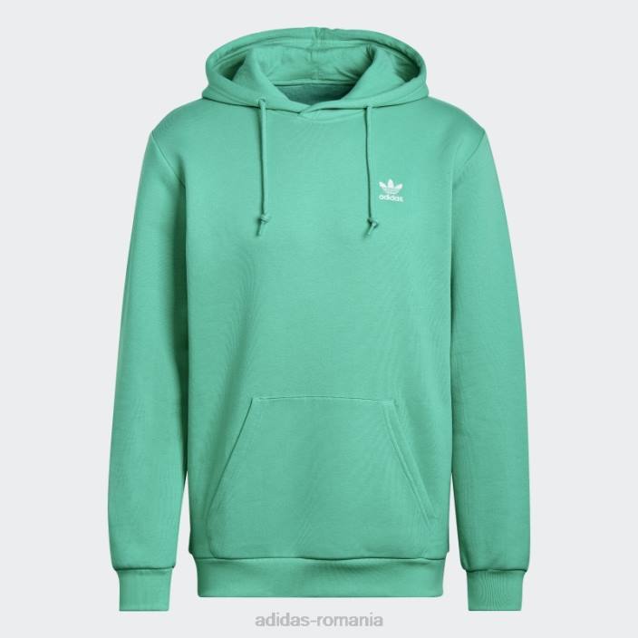Adidas adicolor essentials trefoil hoodie hi-res green adidas bărbați verde de mare rezoluție 2JBN6996
