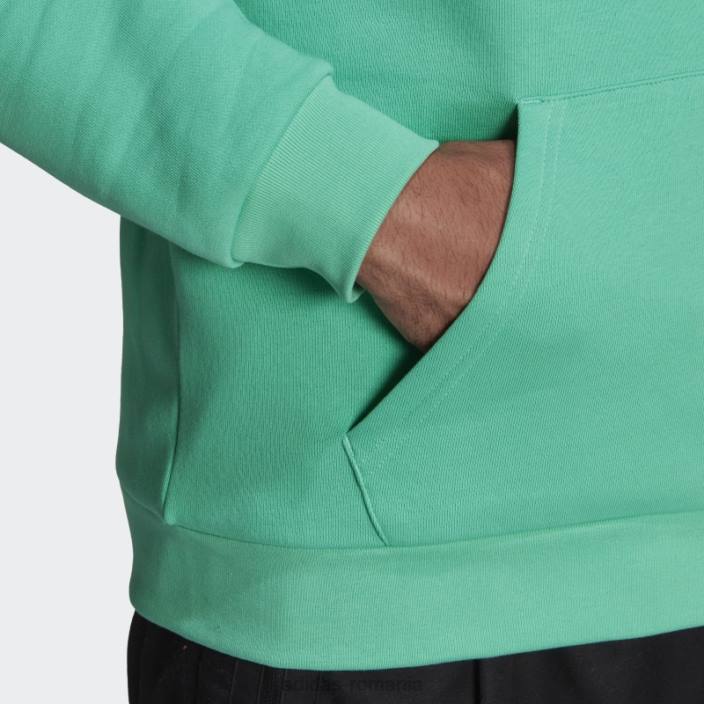 Adidas adicolor essentials trefoil hoodie hi-res green adidas bărbați verde de mare rezoluție 2JBN6996