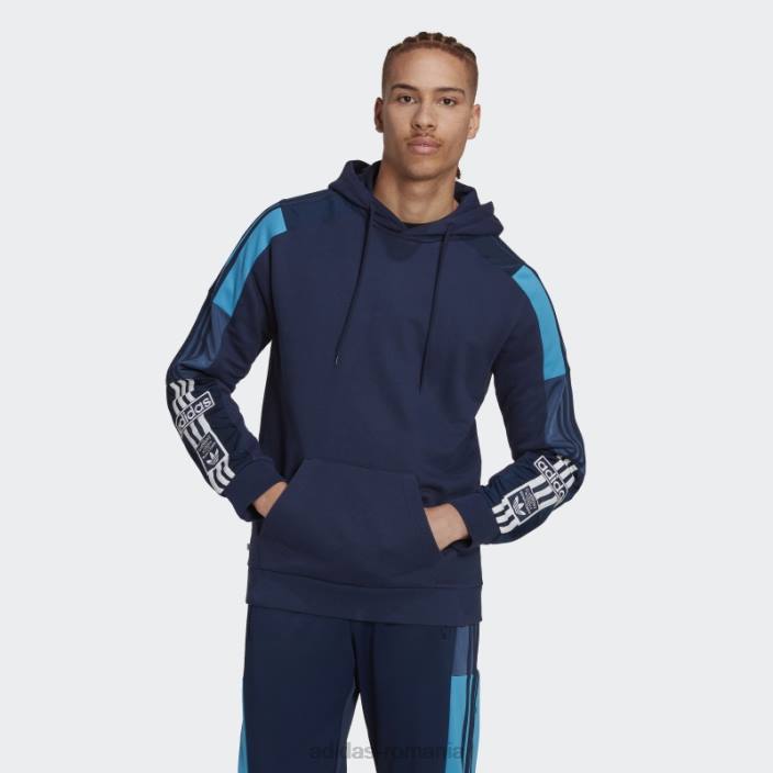 Adidas adicolor hoodie night indigo bărbați indigo de noapte 2JBN14924