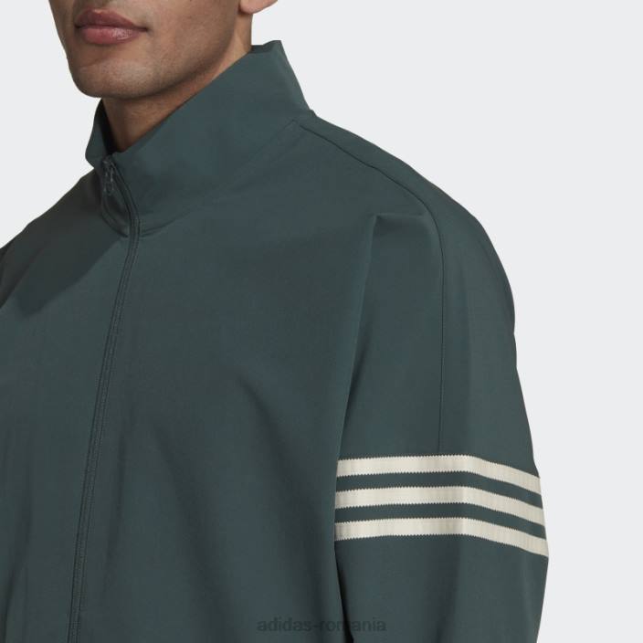 Adidas adicolor neuclassics track top verde mineral bărbați verde mineral 2JBN14588