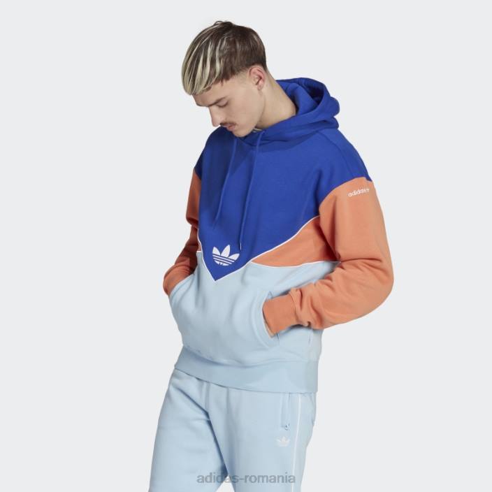Adidas adicolor sezonier archive hoodie sky bărbați albastru/cer/cupru cețos 2JBN7480