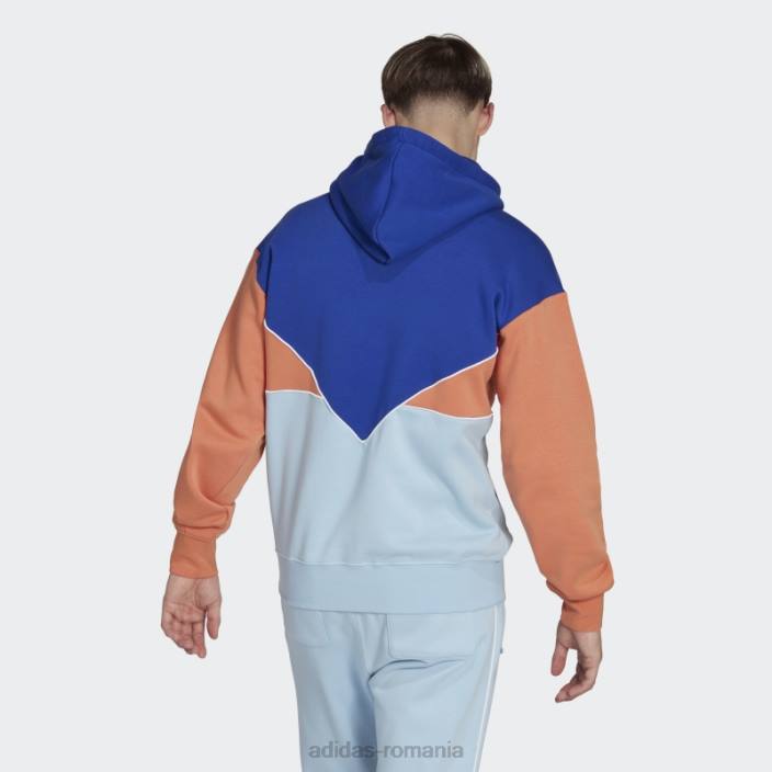 Adidas adicolor sezonier archive hoodie sky bărbați albastru/cer/cupru cețos 2JBN7480