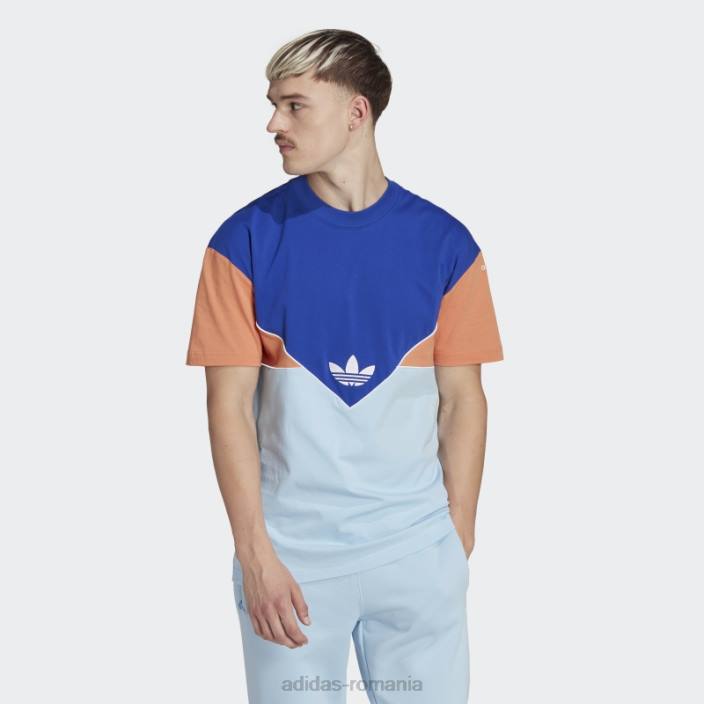 Adidas adicolor sezonier archive tee sky bărbați albastru/cer/cupru cețos 2JBN5031