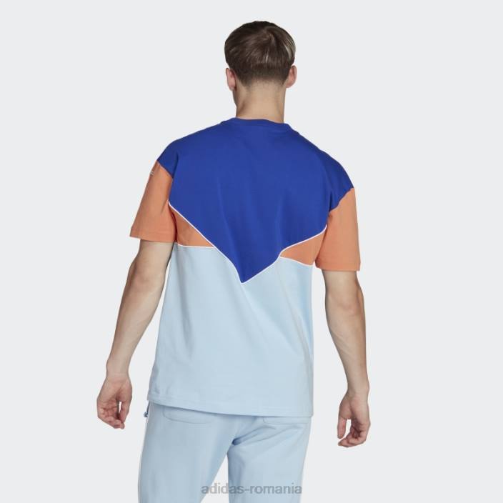 Adidas adicolor sezonier archive tee sky bărbați albastru/cer/cupru cețos 2JBN5031