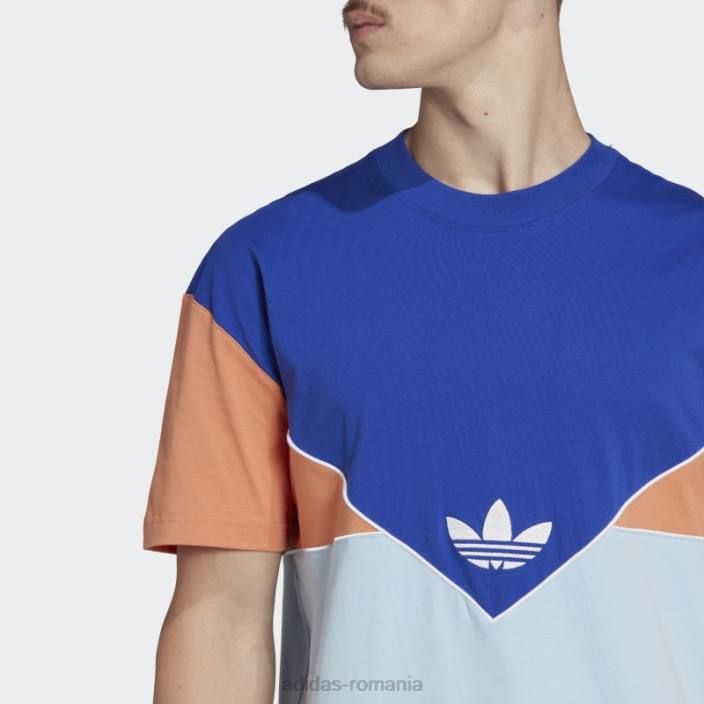 Adidas adicolor sezonier archive tee sky bărbați albastru/cer/cupru cețos 2JBN5031