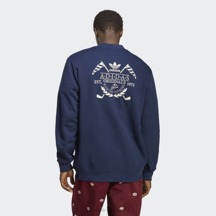 Adidas arhivă grafică de modă cardigan noapte indigo bărbați indigo de noapte 2JBN5443