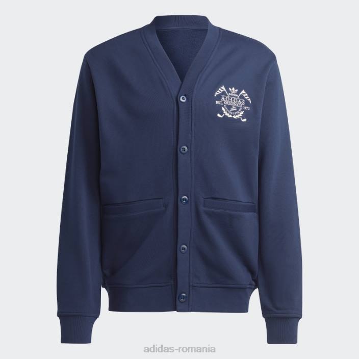 Adidas arhivă grafică de modă cardigan noapte indigo bărbați indigo de noapte 2JBN5443