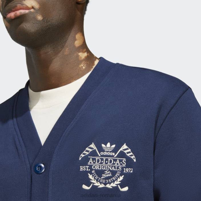 Adidas arhivă grafică de modă cardigan noapte indigo bărbați indigo de noapte 2JBN5443