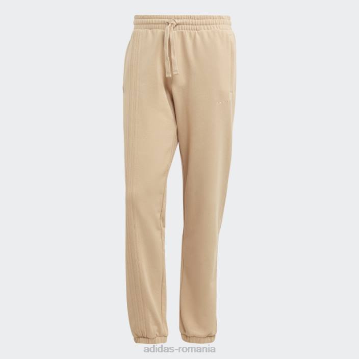 Adidas bej rifta city boy pantaloni de trening esentiali fierbinti bărbați bej 2JBN919