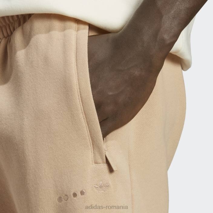 Adidas bej rifta city boy pantaloni de trening esentiali fierbinti bărbați bej 2JBN919