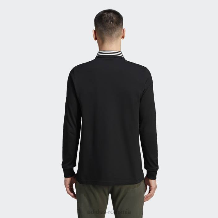Adidas black chetcuti polo fashion bărbați negru 2JBN6814