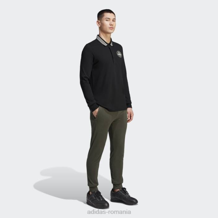 Adidas black chetcuti polo fashion bărbați negru 2JBN6814