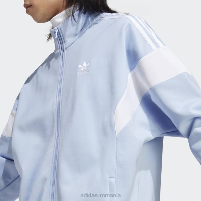 Adidas blue Dawn adicolor classics cut line jachetă de sport bărbați zori albastre 2JBN6689