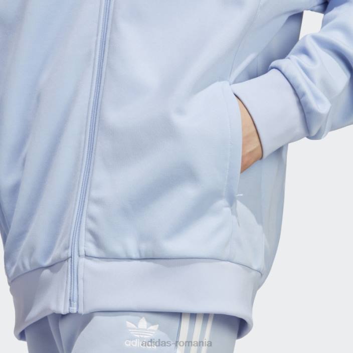 Adidas blue Dawn adicolor classics cut line jachetă de sport bărbați zori albastre 2JBN6689