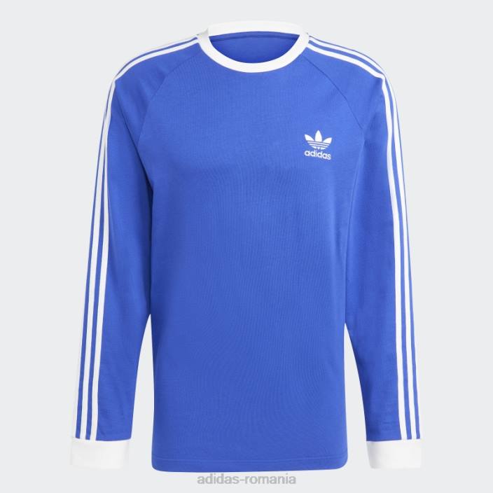 Adidas blur adicolor classics cu mânecă lungă cu 3 dungi bărbați albastru 2JBN15197