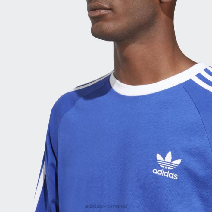 Adidas blur adicolor classics cu mânecă lungă cu 3 dungi bărbați albastru 2JBN15197