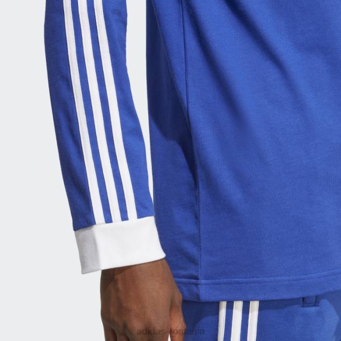 Adidas blur adicolor classics cu mânecă lungă cu 3 dungi bărbați albastru 2JBN15197