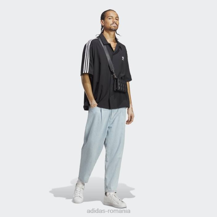 Adidas camasa adicolor classics neagra bărbați negru 2JBN7483