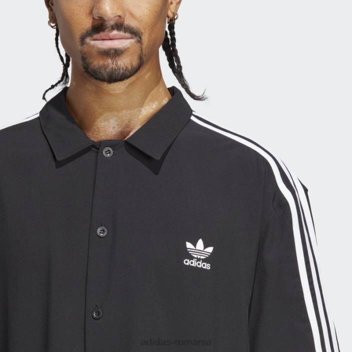 Adidas camasa adicolor classics neagra bărbați negru 2JBN7483