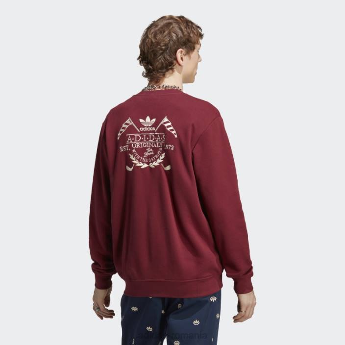 Adidas cardigan arhiva grafica rosu bărbați roșu 2JBN5432