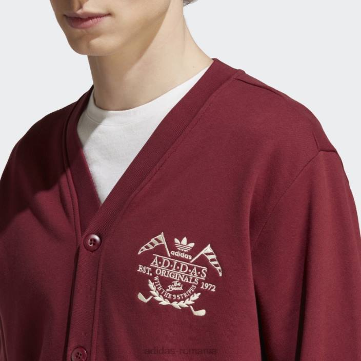 Adidas cardigan arhiva grafica rosu bărbați roșu 2JBN5432