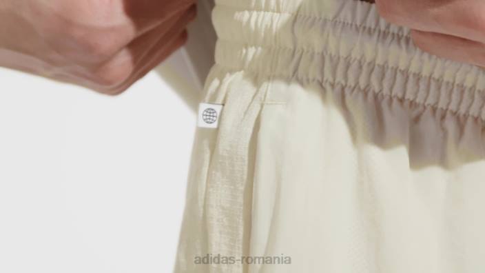 Adidas dezvăluie amestecul de materiale pantaloni de trening alb adidas bărbați alb 2JBN15018