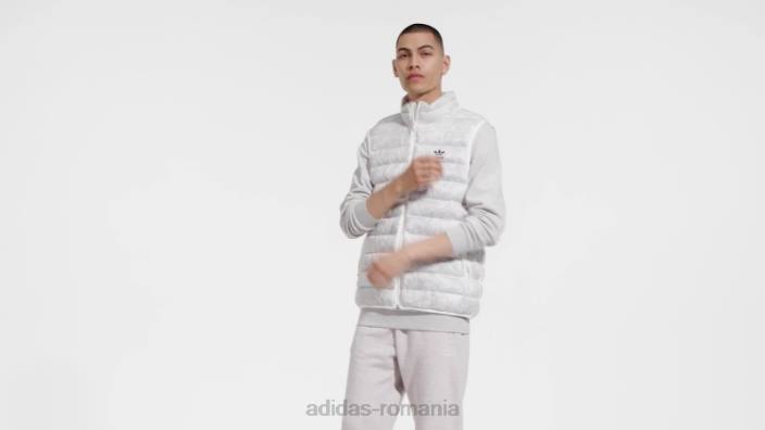 Adidas esențiale albe+ realizate cu vestă natură bărbați alb 2JBN14711