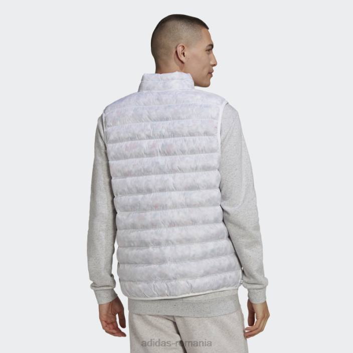 Adidas esențiale albe+ realizate cu vestă natură bărbați alb 2JBN14711
