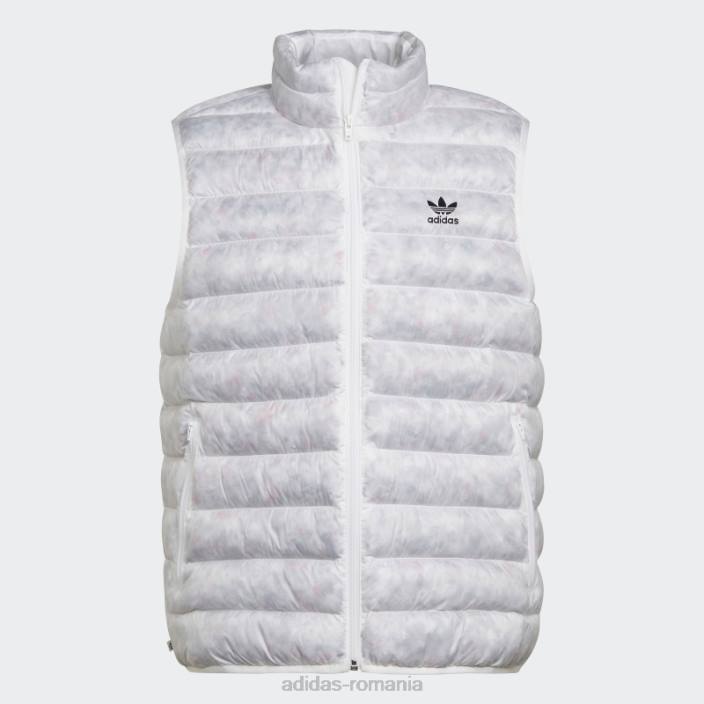 Adidas esențiale albe+ realizate cu vestă natură bărbați alb 2JBN14711