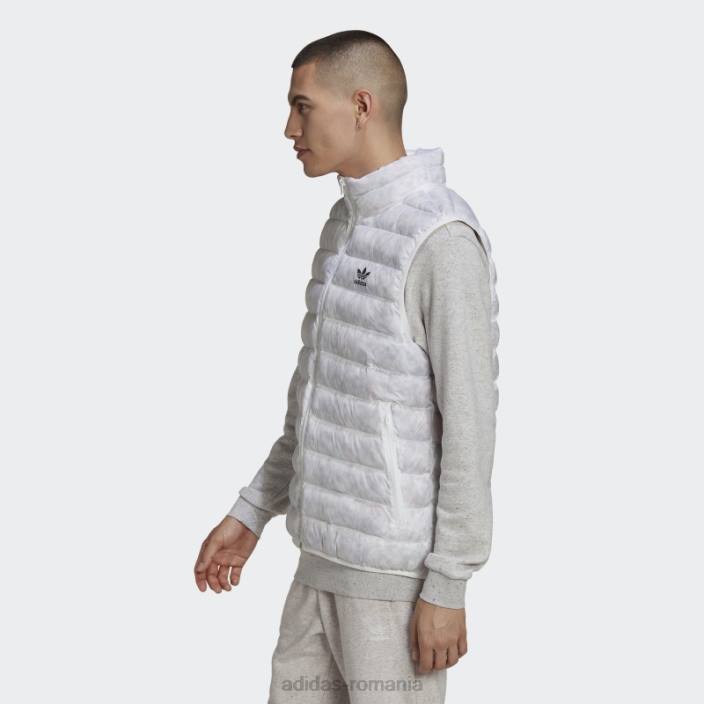 Adidas esențiale albe+ realizate cu vestă natură bărbați alb 2JBN1510