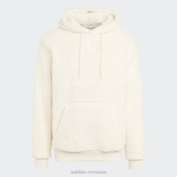 Adidas essentials+ hanorac pufos din fleece alb adidas bărbați alb 2JBN5508