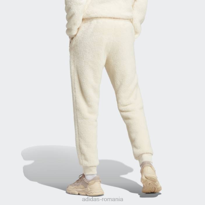 Adidas essentials+ pantaloni pufosi din fleece alb adidas bărbați alb 2JBN5268
