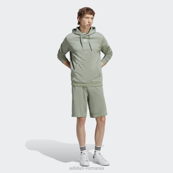 Adidas essentials+ realizat cu hanorac din cânepă verde argintiu adidas bărbați verde argintiu 2JBN14532