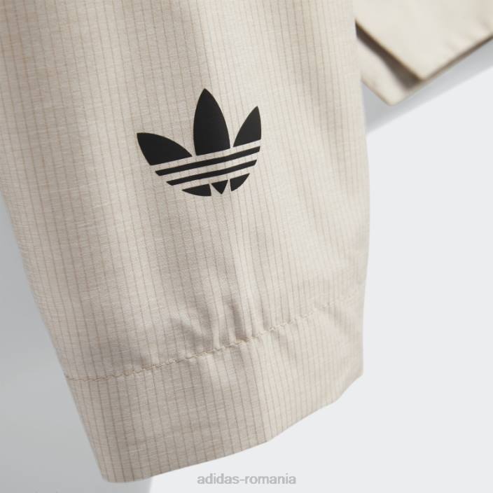Adidas geacă pop tech maro bărbați maro/negru 2JBN1148