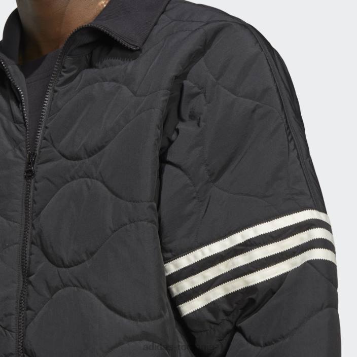Adidas geaca neagra adicolor neuclassics adidas bărbați alb negru 2JBN6045