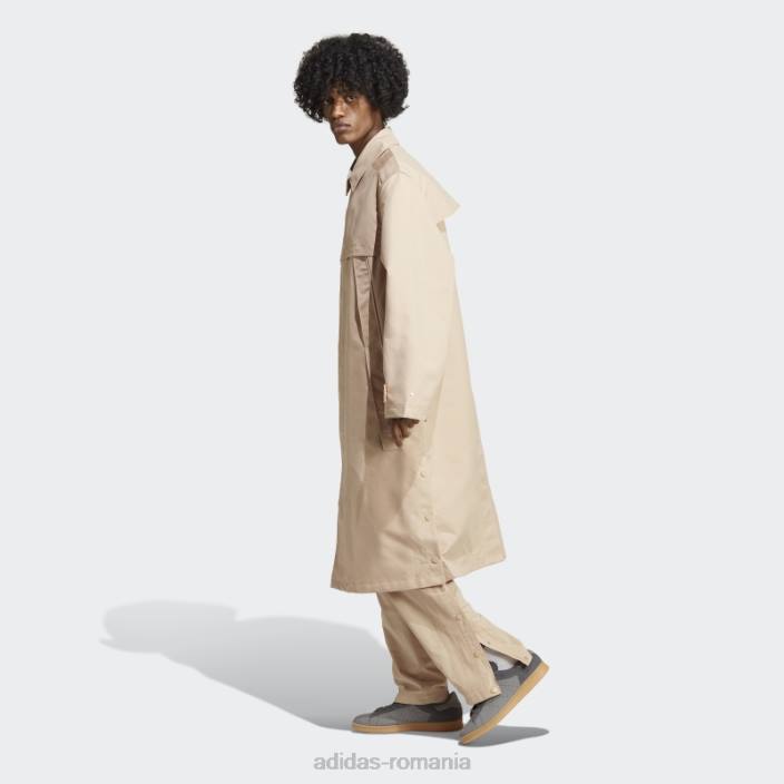 Adidas geaca rifta city boy macintosh bej bărbați bej 2JBN5180