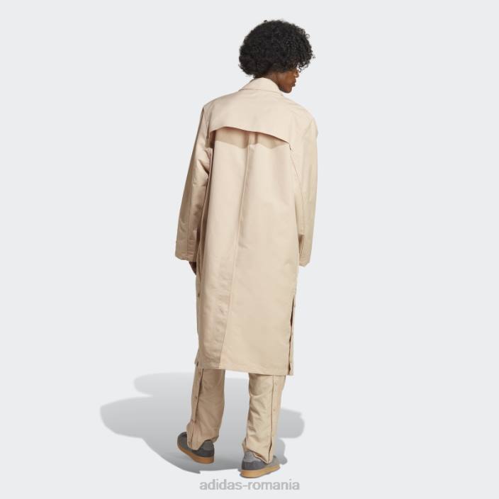 Adidas geaca rifta city boy macintosh bej bărbați bej 2JBN5180