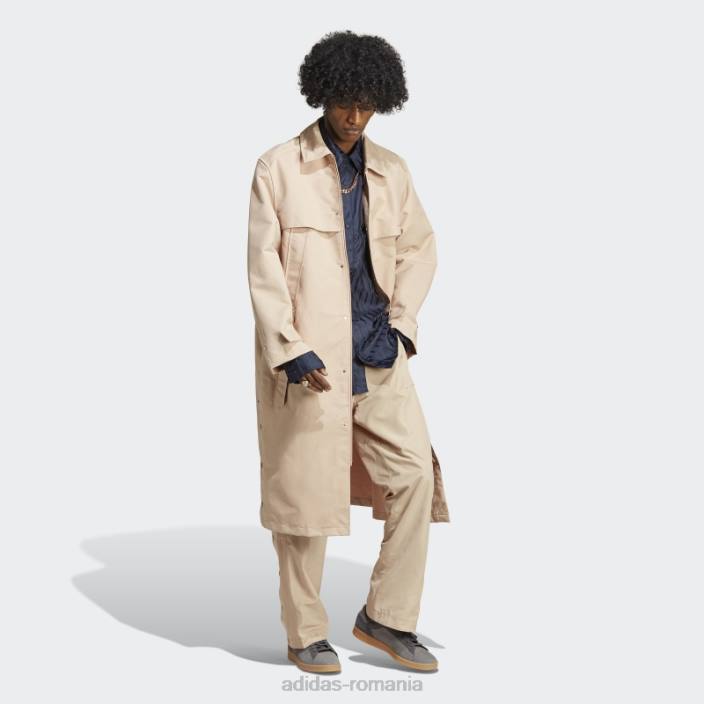 Adidas geaca rifta city boy macintosh bej bărbați bej 2JBN5180