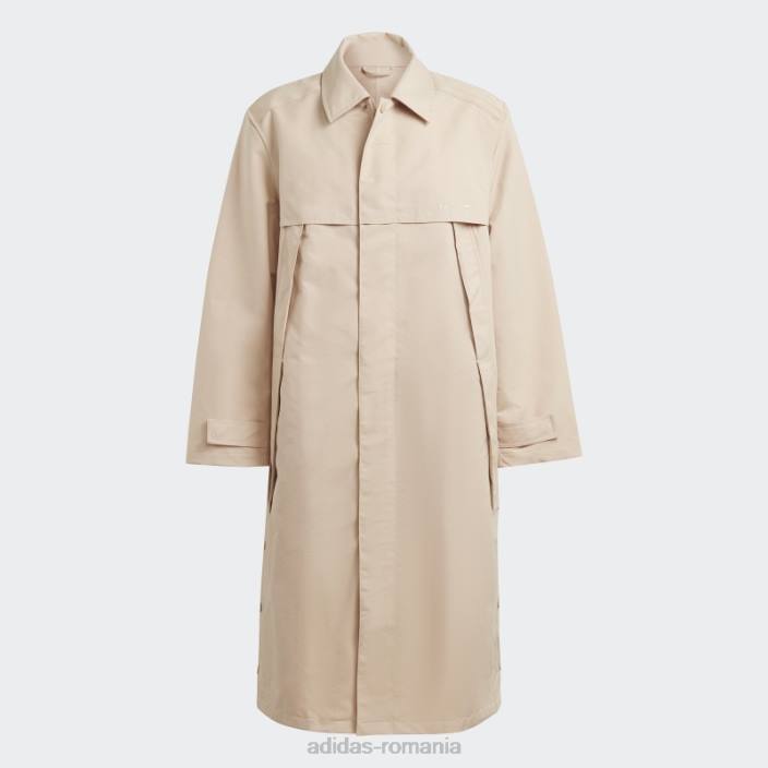 Adidas geaca rifta city boy macintosh bej bărbați bej 2JBN5180